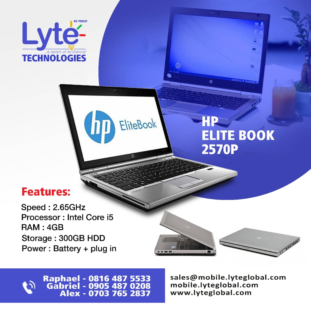 elitebook 2570p - Lyte Technologies