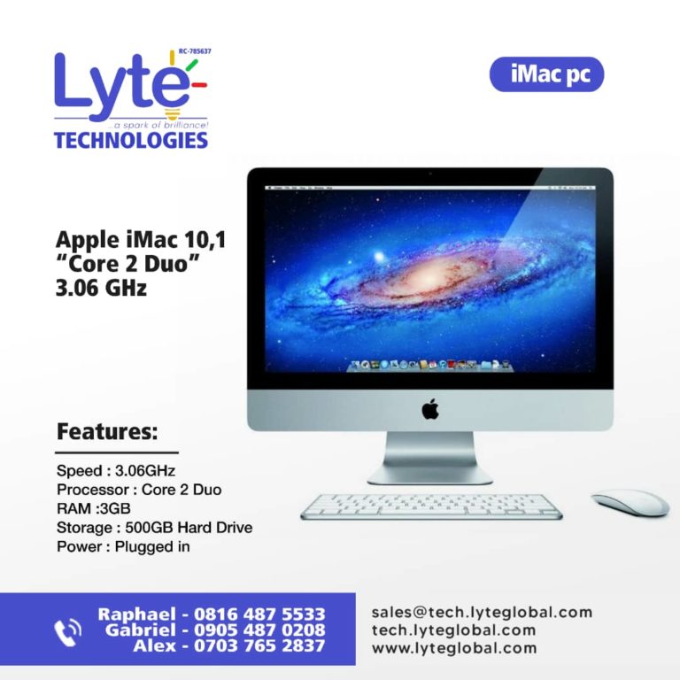 Read more about the article Apple iMac “Core 2 Duo” 3.06 GHz 21.5″